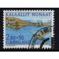 Greenland Sc B12 1986 Sports Union stamp used