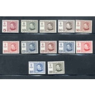 Greenland Sc 86-97 1973-1979 1st Queen Margrethe stamp set mint NH