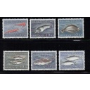 Greenland Sc 136-141 1981-1986 Fish stamp set mint NH