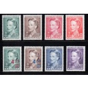 Greenland Sc 214-29 1990-96 Queen stamp set mint NH