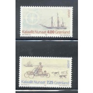 Greenland Sc 268-9 1994 Europa Expedition stamp set mint NH