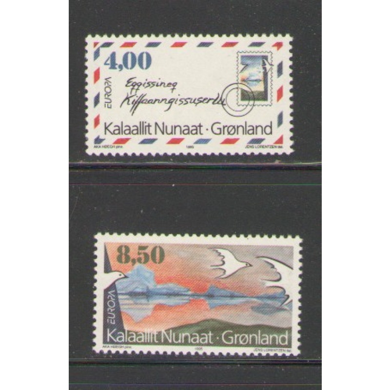 Greenland Sc 291-2 1995 Europa stamp set mint NH