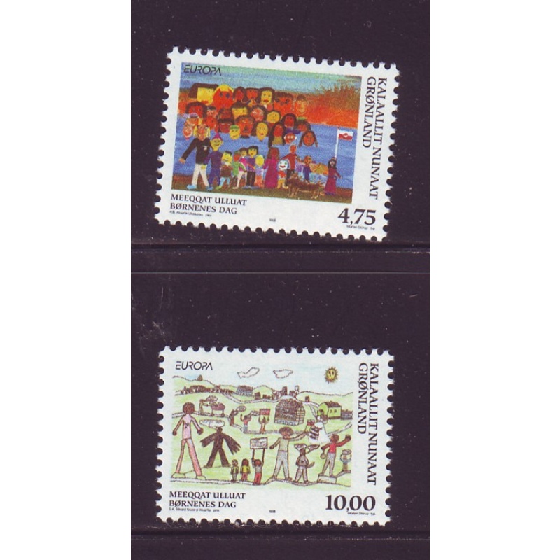 Greenland Sc 336-7 1998 Europa stamp set mint NH