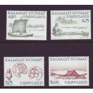Greenland Sc 351-54 1999 Arctic Vikings stamp set mint NH