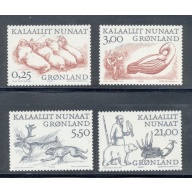 Greenland Sc 358-61 2000 Arctic Viking Life stamp set mint NH