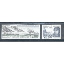 Greenland Sc 407-8 2003 Literary Expedition stamp set mint NH