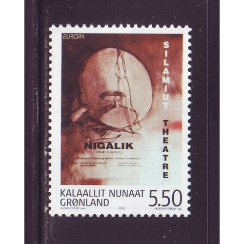 Greenland Sc  412 2003 Europa stamp mint NH