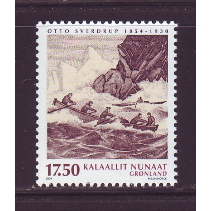 Greenland Sc  426 2004 Sverdrup stamp mint NH