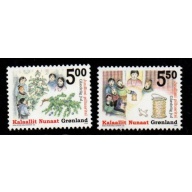 Greenland Sc  439-40 2004  Christmas stamp set mint NH