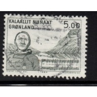 Greenland Sc 159 1984 Hnerik Lund, National Anthem, stamp used