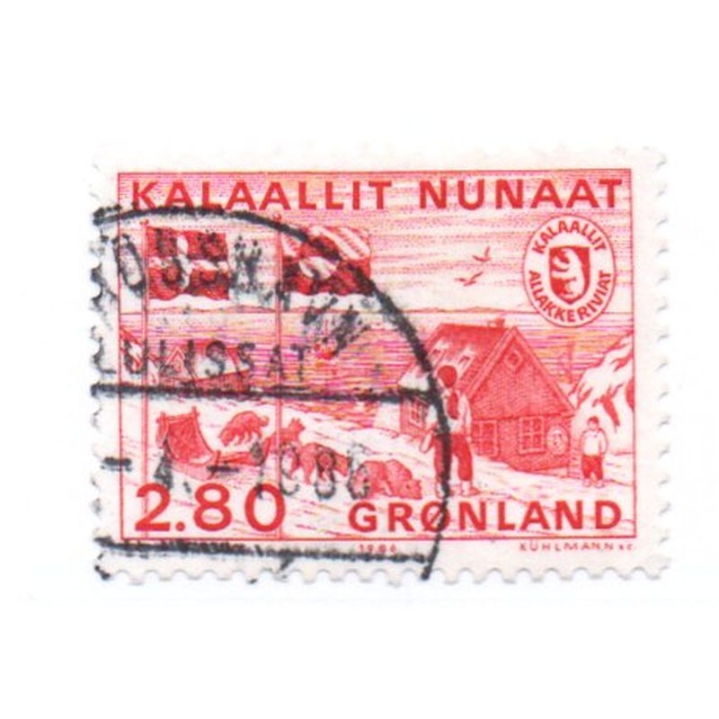 Greenland Sc 164 1986 Home Postal Rule stamp uused