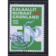 Greenland Sc 288 1995 50th Anniversary United Nations stamp used