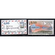 Greenland Sc 291-292 1995 Europa stamp set used