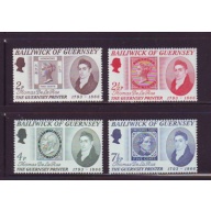 Guernsey Sc 56-9 1971 Thomas de la Rue stamp set mint NH