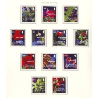 Guernsey Sc 1010-1021 2008 Christmas stamp set mint NH