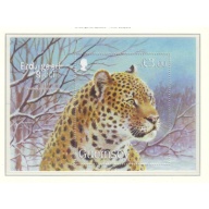 Guernsey Sc 1028 2009 Amur Leopard stamp sheet mint NH
