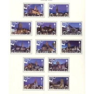 Guernsey Sc 1063-1074 2009 Christmas stamp set mint NH