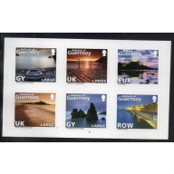 Guernsey Sc 1082 2010 Scenic Views stamp booklet pane mint NH