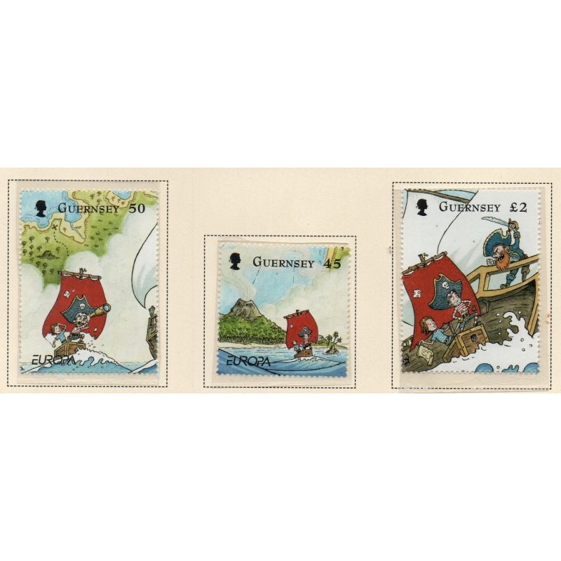 Guernsey Sc 1083-1085 2010 Penny the Postie stamp set mint NH