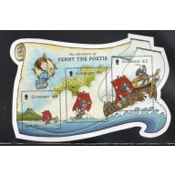 Guernsey Sc 1085a 2010 Penny the Postie stamp sheet mint NH