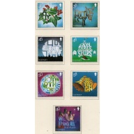 Guernsey Sc 1111-1117 2010 Christmas stamp set mint NH