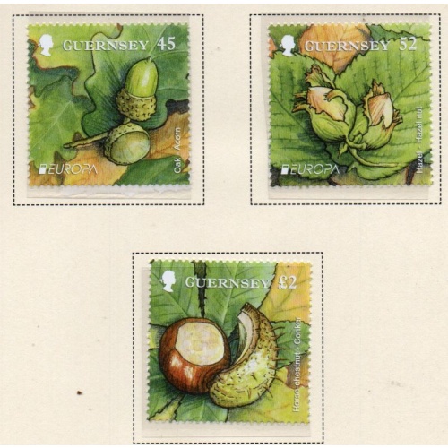 Guernsey Sc 1125-1127 2011 International Year of Forest stamp set mint NH