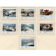 Guernsey Sc 1146-1152  2011 Winter in Guernsey stamp set mint NH