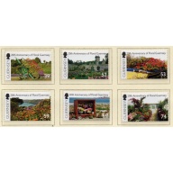 Guernsey Sc 1179-1184 Anniversary of Floral Guernsey stamp set mint NH