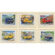 Guernsey Sc 1202-1207 2013 Postal Vehicles stamp set mint NH