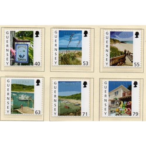 Guernsey Sc 1208-1213 2013 Herm Island Views stamp set mint NH