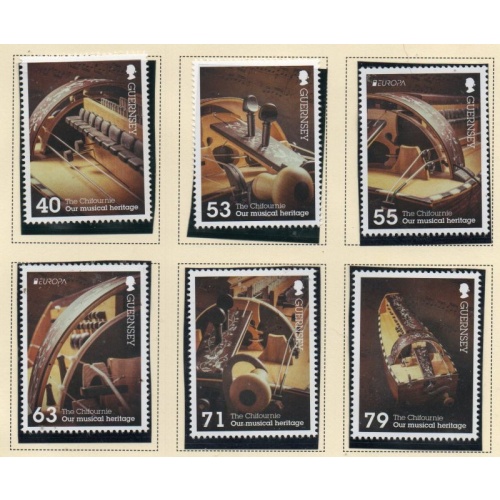 Guernsey Sc 1247-1252 2014 Chifournie stamp set mint NH