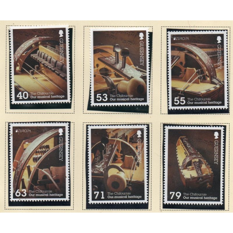 Guernsey Sc 1247-1252 2014 Chifournie stamp set mint NH