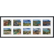 Guernsey Sc 1267 2014 Islands Views stamp booklet pane mint NH