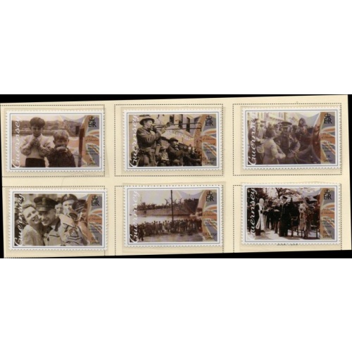Guernsey Sc 1294-1299 2015 Liberation Anniversary stamp set mint NH