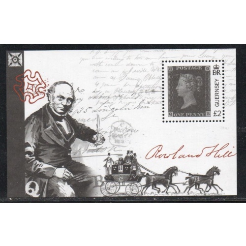 Guernsey Sc 1300 2015 Penny Black Anniversary stamp sheet mint NH