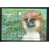 Guernsey Sc 1332 2016 Endangered Philipinne Eagle stamp sheet mint NH
