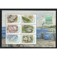Guernsey Sc 1352a 2016 Island of Herm Flora & Fauna stamp sheet mint NH