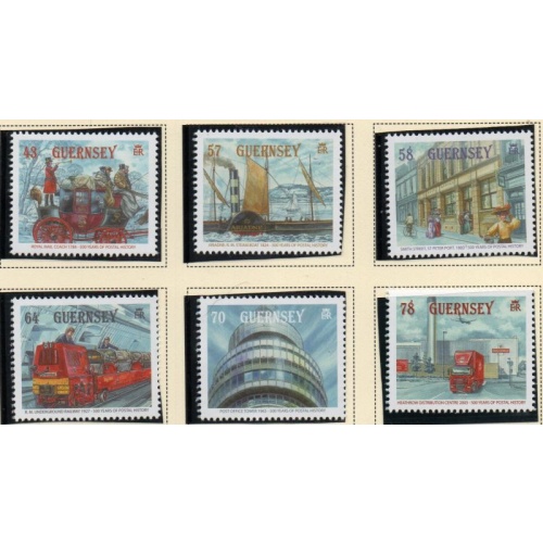 Guernsey Sc 1353-1358 2016  500th Anniversary Royal Mail stamp set mint NH