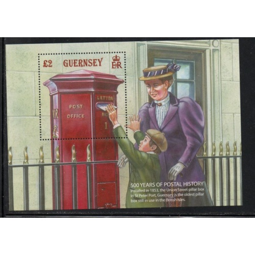 Guernsey Sc 1359 2016 £2 500th Anniversary Royal Mail stamp sheet mint NH