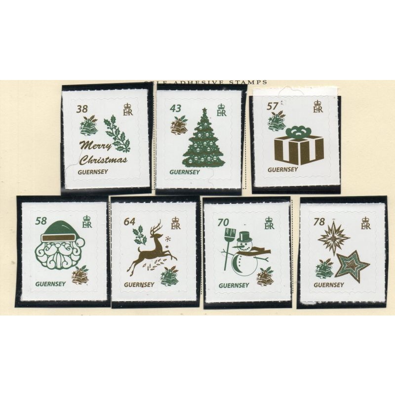 Guernsey Sc 1360-1366 2016  Christmas stamp set mint NH