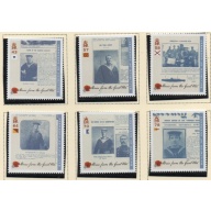Guernsey Sc 1367-1372 2016  Anniversary World War I stamp set mint NH