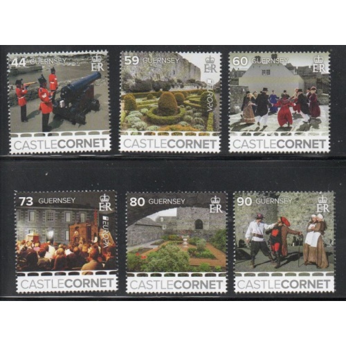 Guernsey Sc 1383-1388  2017 Castle Cornet stamp set mint NH