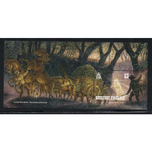 Guernsey Sc 1400 2017 £3 Folklore stamp sheet mint NH