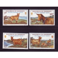 Guernsey Sc 209-12 1980 Golden Goats stamp set mint NH