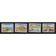 Guernsey Sc 232-35 1981 Year of Disabled stamp set mint NH