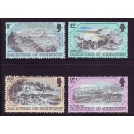 Guernsey Sc 236-39 1982 19th Century Prints stamp set mint NH