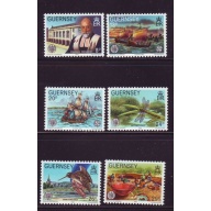 Guernsey Sc 240-245 1982 Europa Guernesiaise Society stamp set mint NH