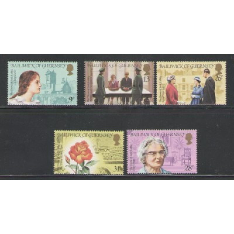 Guernsey Sc 274-78 1984 Dame of Sark stamp set mint NH