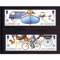 Guernsey Sc  381-84 1988 Europa stamp set mint NH