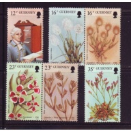 Guernsey Sc 394-399 1988 Flora Sarniansis stamp set NH